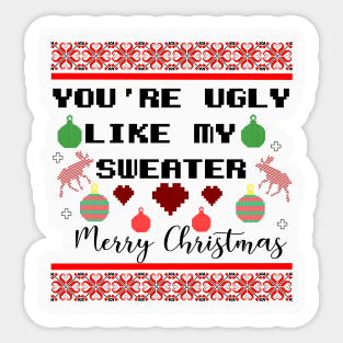 Ugly Sweater Sticker